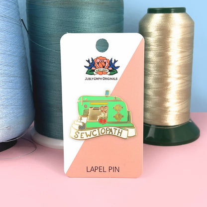 Sewciopath Lapel Pin