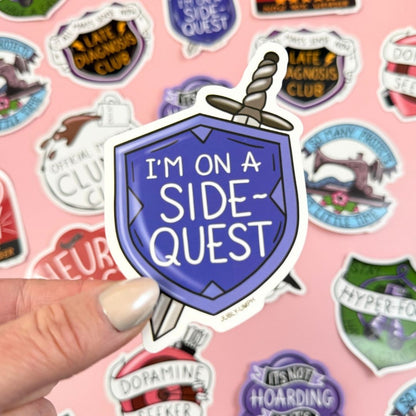 I'm On A Side Quest Sticker