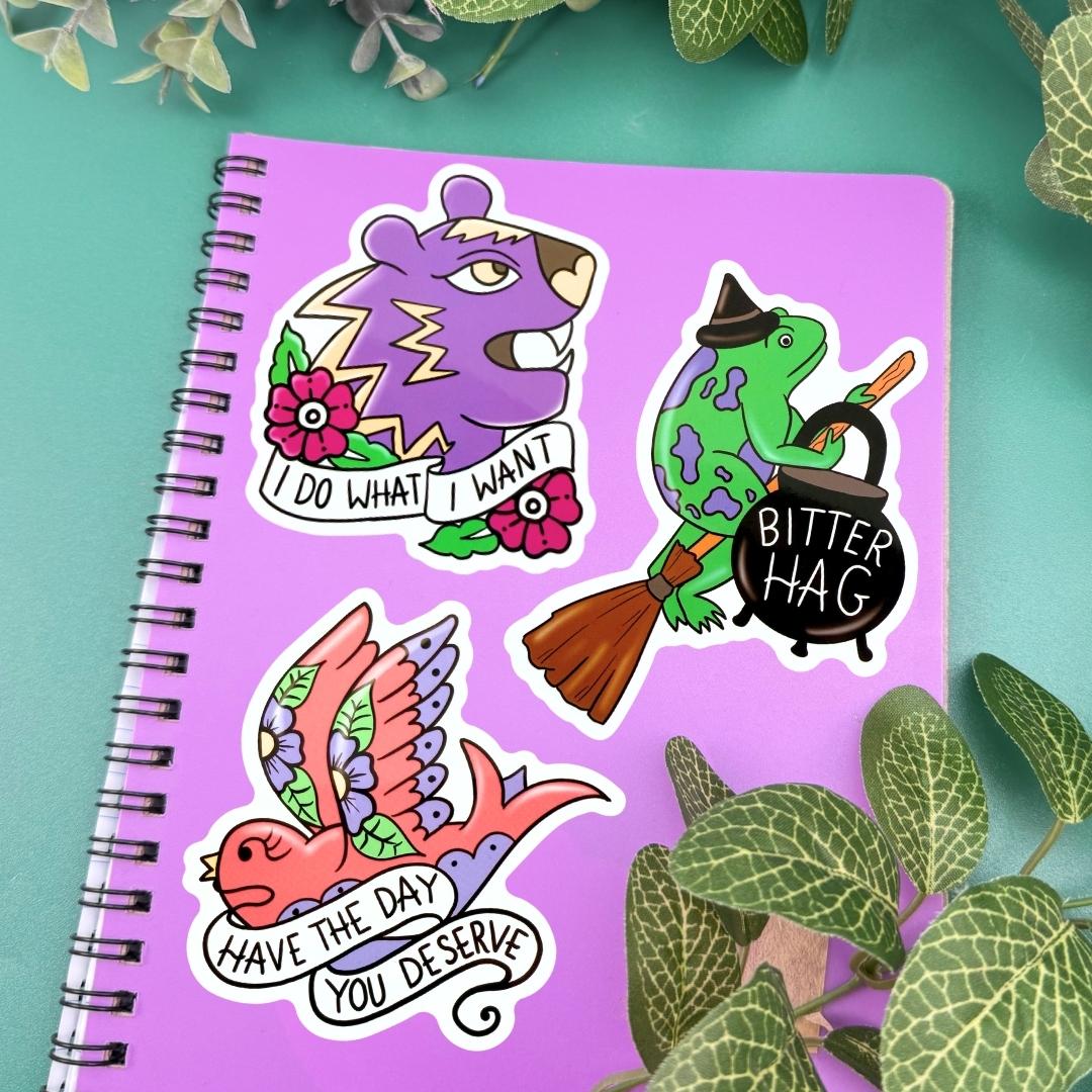 I Do What I Want Sticker