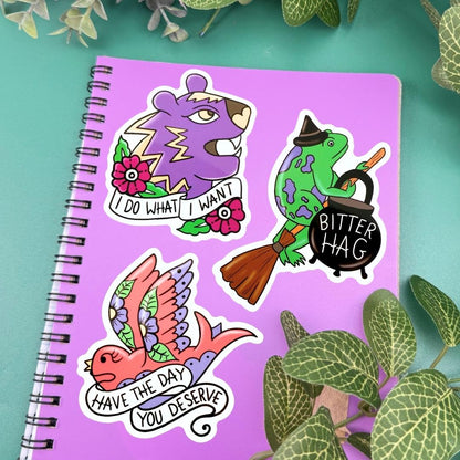 I Do What I Want Sticker