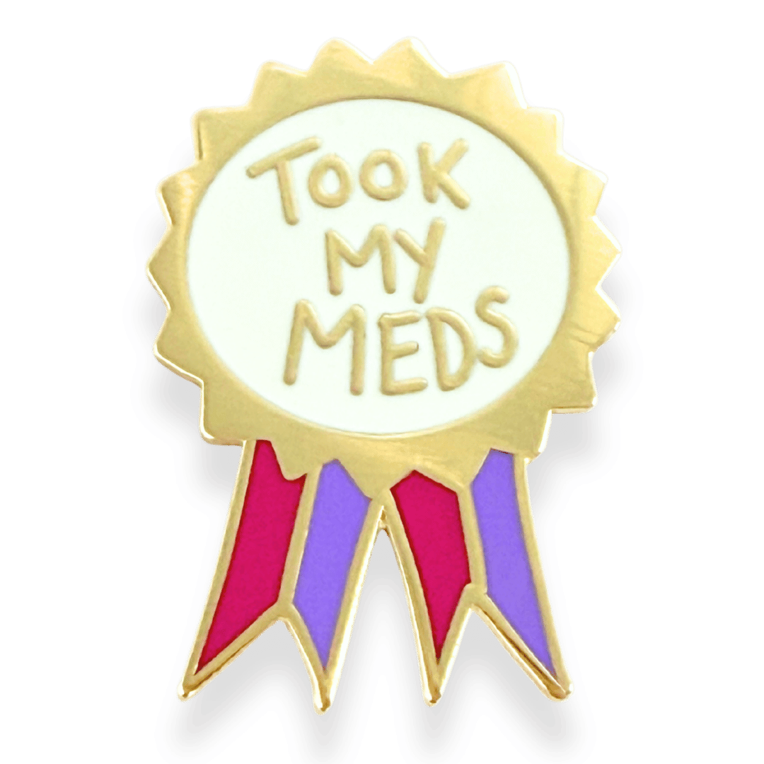 Took My Meds Award Lapel Pin