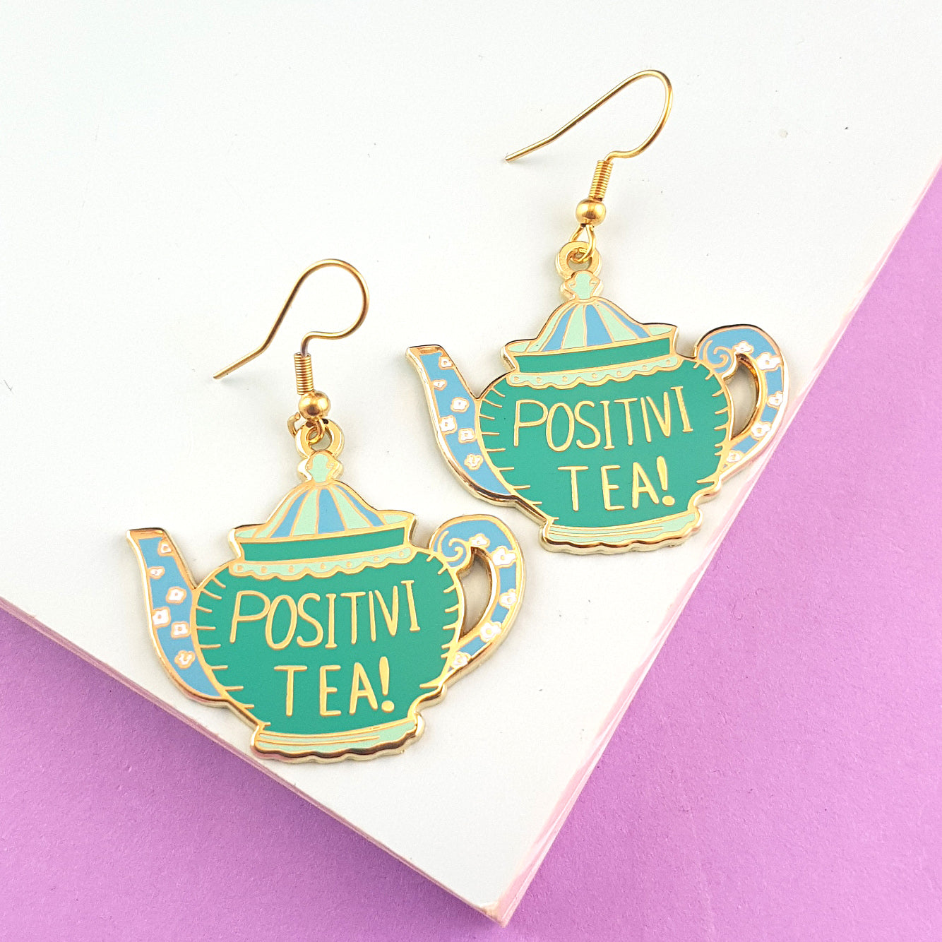 Positivi-Tea-Pot Earrings