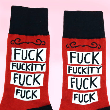 Fuck Fuckity Fuck Fuck Socks - Unisex Medium