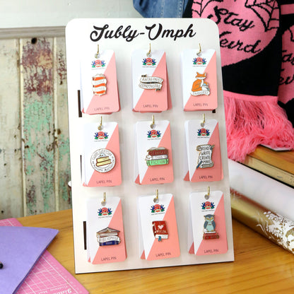Wooden Lapel Pin Display Stand