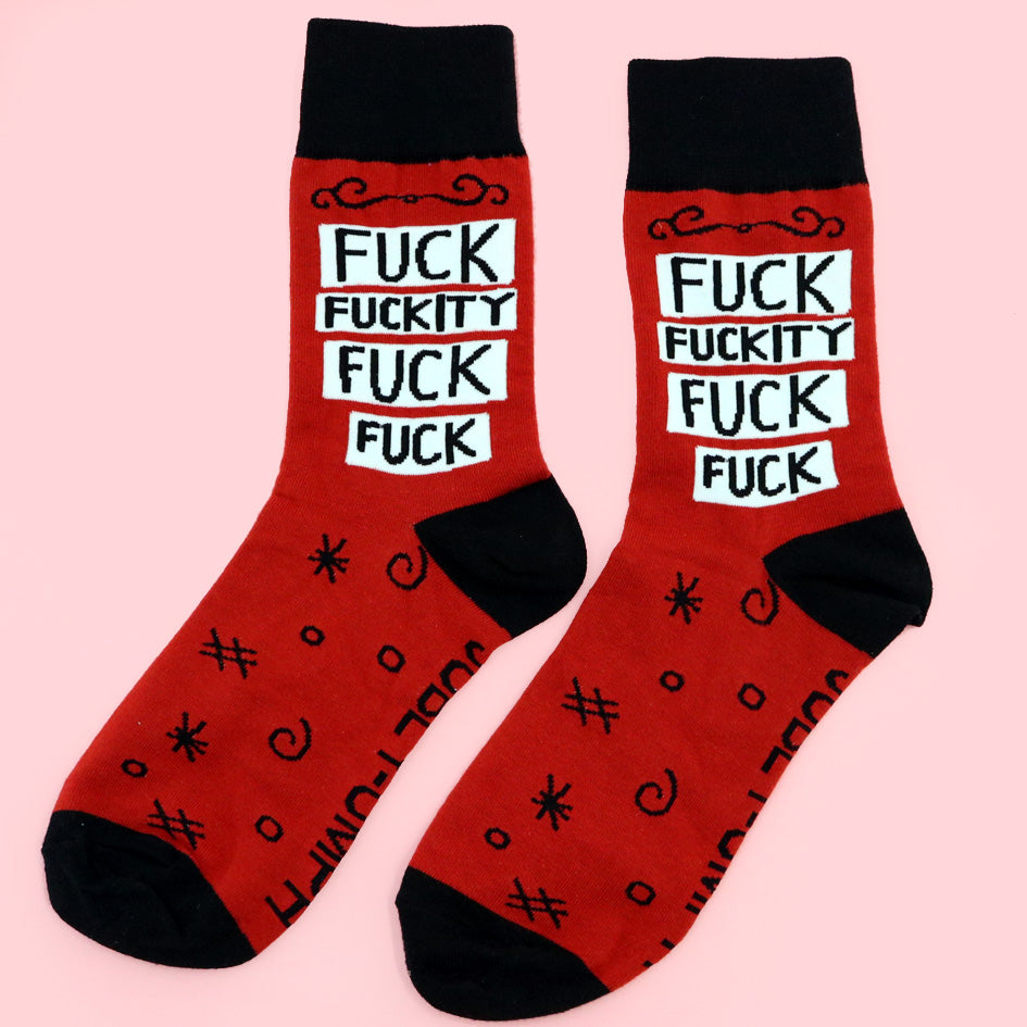 Fuck Fuckity Fuck Fuck Socks - Unisex Medium